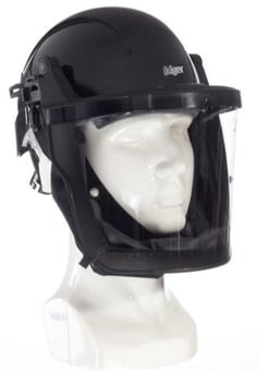 Picture of Drager X-Plore 8000 Black Helmet with Polycarbonate Visor - [BL-R58325]