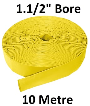 picture of 10 Metre 1.1/2" Bore - Medium Duty Layflat Hose - 2.5kg - [HP-MLFL112/10]