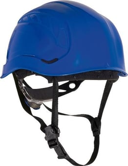 Picture of Delta Plus - Blue Safety Helmet with ROTOR Wheel Ratchet Adjustment - Granite Peak - Non-Vented - [LH-GRAPEBLFL]