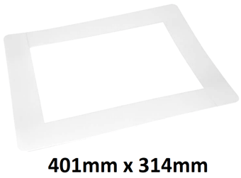 picture of Heskins ColorCover Self-Adhesive Custom Signs White - 401mm x 314mm - [HE-H6907W-401]