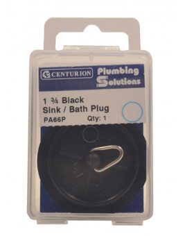 Picture of Plug - Sink Bath - Black -  5 Packs -1 3/4" - CTRN-CI-PA65P