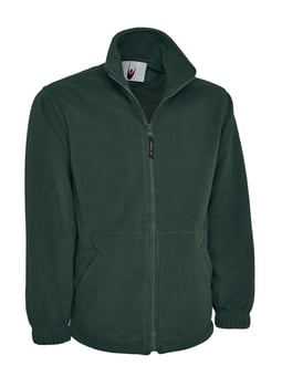 picture of Uneek Classic Full Zip Micro Fleece Jacket - Bottle Green - UN-UC604-BGR