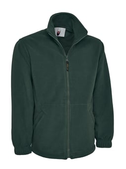Picture of Uneek Classic Full Zip Micro Fleece Jacket - Bottle Green - UN-UC604-BGR