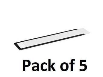 picture of Durable - Magnetic C-profile 40 mm - Charcoal - Pack of 5 - [DL-171258]