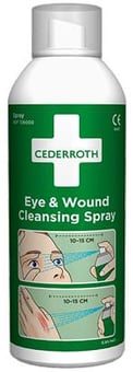 picture of Cederroth First Aid Eye & Wound Cleansing Spray - 150ml/Bottle - [SA-CD57]