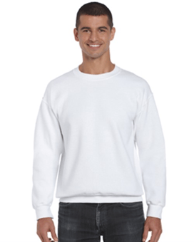 picture of Gildan Ultra Blend White Sweatshirt - AP-G12000-WHT