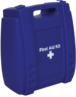 Picture of British Standard Small Catering First Aid Kit In Blue Box - [SA-K3133SM]