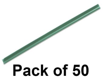 picture of Durable - Spine Binding Bars A4 - Green - 6mm - Pack of 50 - [DL-293105]