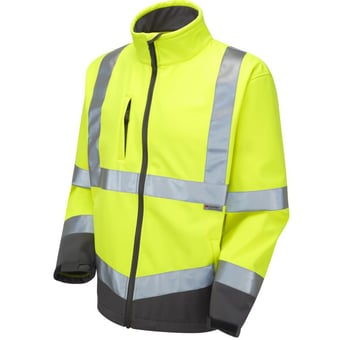 Picture of Leo Buckland - Yellow Softshell Jacket - LE-SJ01-Y