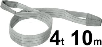 picture of LashKing - Polyester Webbing Sling - 4t W.L.L - Length: 10mtr - EN11492-1:2000 - [GT-DWS4T10M]