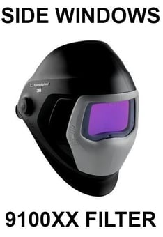 picture of 3M™ Speedglas™ Welding Helmet 9100 - With Side Windows And Filter 9100XX - [3M-501825]