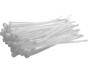 picture of Prosolve White Cable Ties 550 x 7.6mm - Pack of 100 - [PV-PVCT550W]