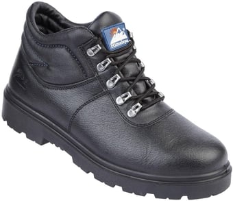 picture of Himalayan - Black Leather Safety Boot - Dual Density Sole & Midsole - [BR-1400]