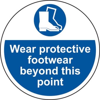 Picture of Spectrum 400mm dia. Wear Protective Footwear Beyond Floor Graphic - SCXO-CI-13030