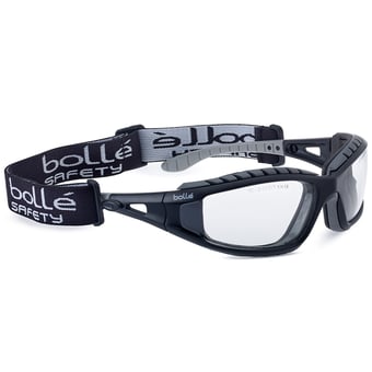 picture of Bolle Tracker II Safety Spectacles Clear Anti-Scratch Anti-Fog Lenses with Strap - [BO-TRACPSI]