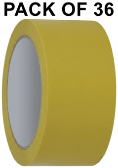 picture of Slingsby Coloured Polypropylene Tape - Yellow - Pack of 36 - [SLB-425440] - (LP)