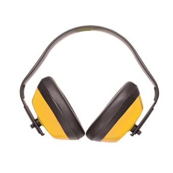 Picture of Portwest PW40 - Classic Ear Protector Yellow SNR 28dB - [PW-PW40YER]