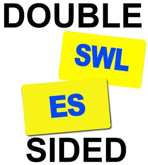 Picture of ES/SWL Double Sided Insert Card for Professional Armbands - [IH-AB-ES/SWL]