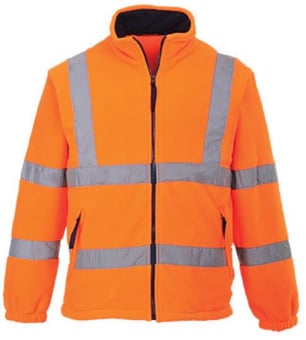 Picture of Portwest - Hi-Vis Mesh Lined Orange Fleece - PW-F300ORR
