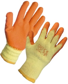 picture of Supreme TTF Orange/Green Latex General Safety Gloves - [HT-CE-EN-GLOVE]