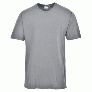 Picture of Polycotton Thermal Short Sleeve T-Shirt - Grey - PW-B120GRY - (DISC-W)