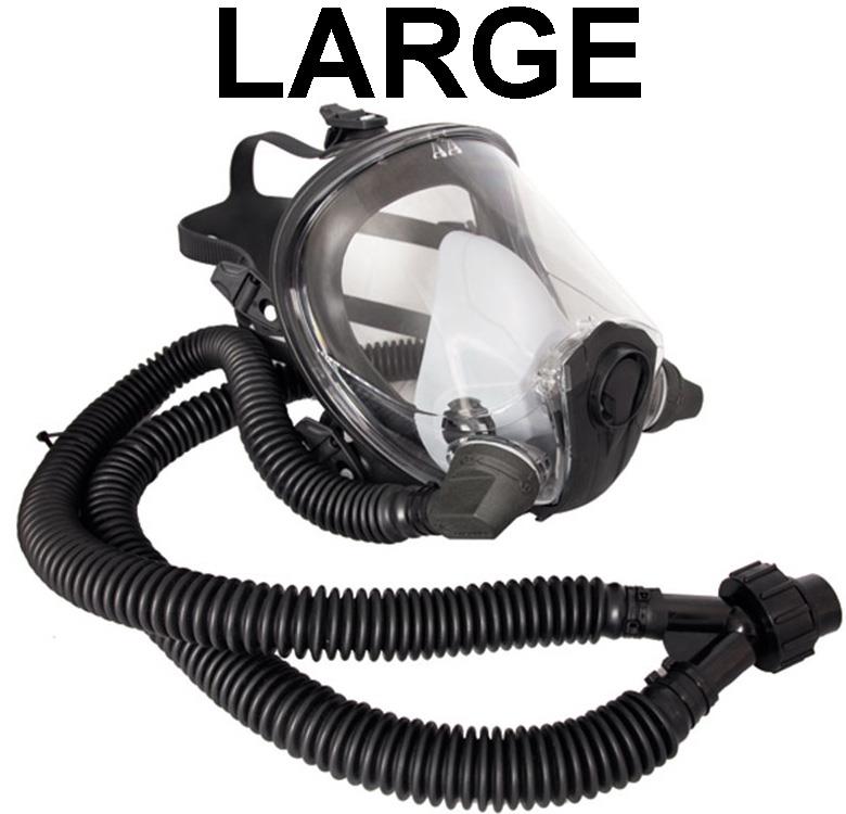 Nevis Full Face Mask ONLY with Anti-fog/Anti-scratch Coatings - Size Large - EN138 EN136 - [CE-R08NFFL]