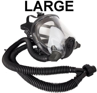 picture of Nevis Full Face Mask ONLY with Anti-fog/Anti-scratch Coatings - Size Large - EN138 EN136 - [CE-R08NFFL]