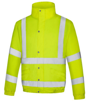 picture of AQUA Classic Hi Vis Bomber Jacket Yellow - FU-JK930-0000-034