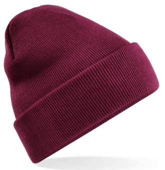 picture of Beechfield Recycled Original Cuffed Beanie - Burgundy Red - [BT-B45R-BUR]