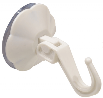 Picture of White Plastic Lever Suction Hooks - Pack of 5 - [CI-HE95P]