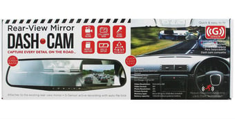 Picture of Rear-View Mirror Dash Camera - Ideal for Use by Everyday Drivers in Private Cars Or Taxi - FG-RVMDC
