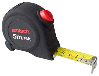 picture of Amtech Self-locking Measuring Tape - 5m x 25mm - [DK-P1265]