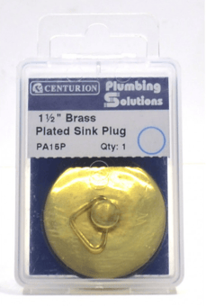 Picture of Plug - Sink Bath - Brass - 1 1/2"  -  5 Packs - CTRN-CI-PA15P