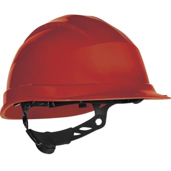picture of Quartz UP III - Rotor Adjustment Red Safety Helmet - [LH-QUARUP3RO]