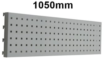 picture of QMP Perforated Back Panel 1050mm to Suit 2100mm Workbench - Light Grey - [QM-BPPERF1050LX]