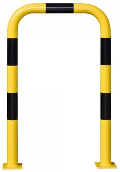 Picture of BLACK BULL Protection Guard - Indoor Use - (H)1200 x (W)750mm - Yellow/Black - [MV-195.19.573]