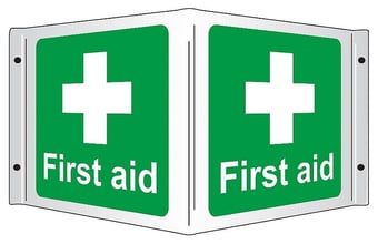 Picture of First Aid - Rigid 3D Projection Sign - 350mm x 200mm - [SA-SS8001R]