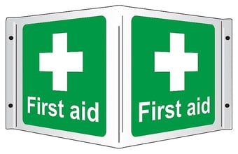 Picture of First Aid - Rigid 3D Projection Sign - 350mm x 200mm - [SA-SS8001R]