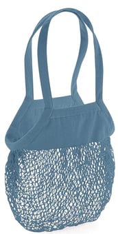 picture of Organic Cotton Mesh Grocery Bag - Air Force Blue - [BT-W150-ABLU]