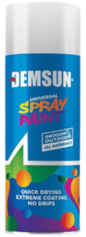 picture of Demsun Spray Paint Glossy - Matt White - 10.5 oz - [DMS-DS07204] - (LP)