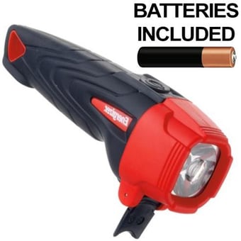 picture of Energizer Impact Rubber LED Flashlight Torch with 2xAA Batteries - [HQ-LEDIM2AA]