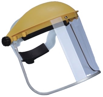 Picture of Transparent Polycarbonate Visor - Faceshield And Browguard - [JKT-HS3021]