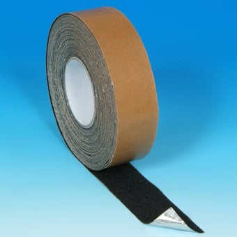 Picture of Black Conformable Grip Anti-Slip Self Adhesive Tape - 25mm x 18.3m Roll - [HE-H3406N-(25)]