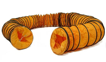 picture of Ducting Made from Flexible Fire Retardant Material - 10 Meter Length - [HC-FED3000]