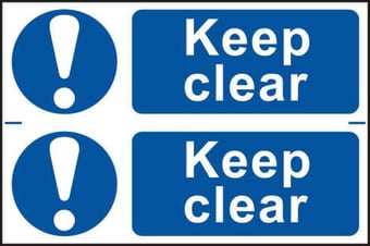 Picture of Spectrum Keep clear - PVC 300 x 200mm - SCXO-CI-0254