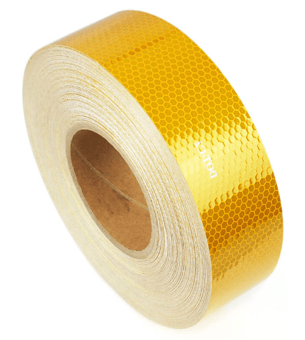 Picture of Heskins Glass Bead DOT Tape Yellow - 50mm x 45.7m - [HE-H6602Y-50]