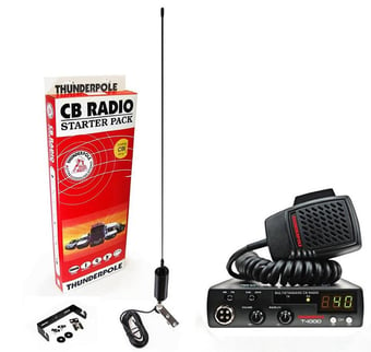 Picture of Thunderpole 12 Volt CB Radio Starter Pack - Long Orbitor - Magnetic Mount - [TP-STARTERTP5LONG]