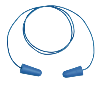 Picture of Delta Plus Detectable Disposable Corded Earplugs SNR 37dB - Blue - Box of 200 Pairs - [LH-CONICDE200]
