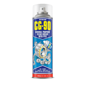picture of Aerosol - General Purpose Clear Grease Lubricant with PTFE CG-90 - 500ml - [AT-1955]