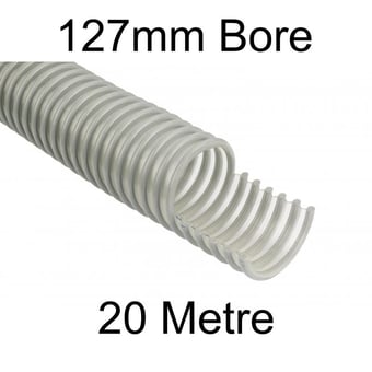 picture of Polyurethane Ducting - 127mm Bore x 20m - [HP-CPU50CLR20M]